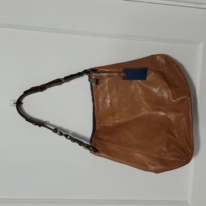 Coccinelle Tan Leather Shoulder Hobo Bag